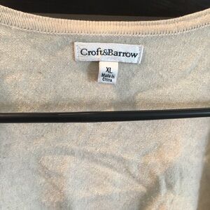 Tan Croft&Borrow Cardiagn XL